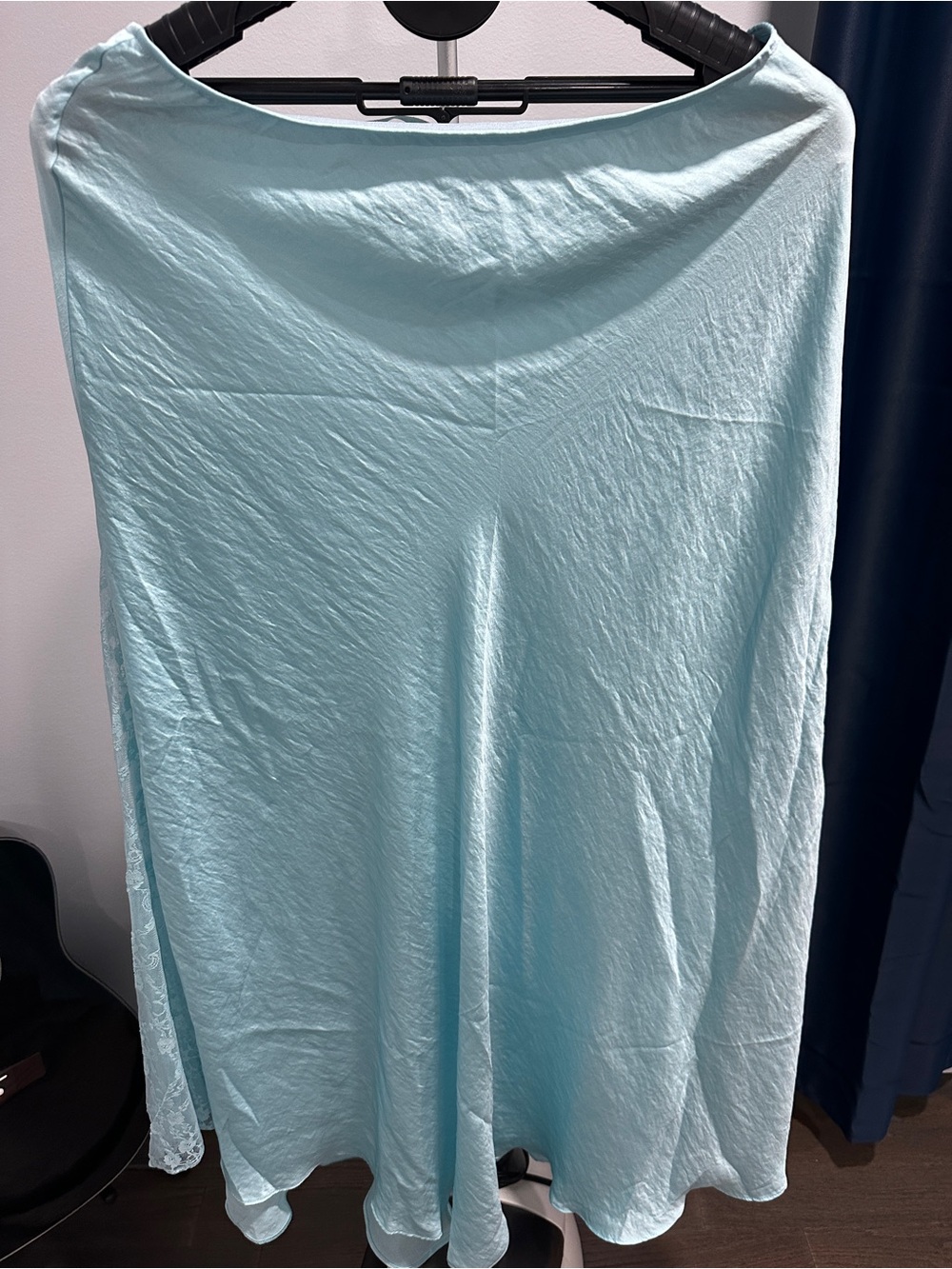 Light Aqua Women's Circle Skirt - Flowy Skater Style